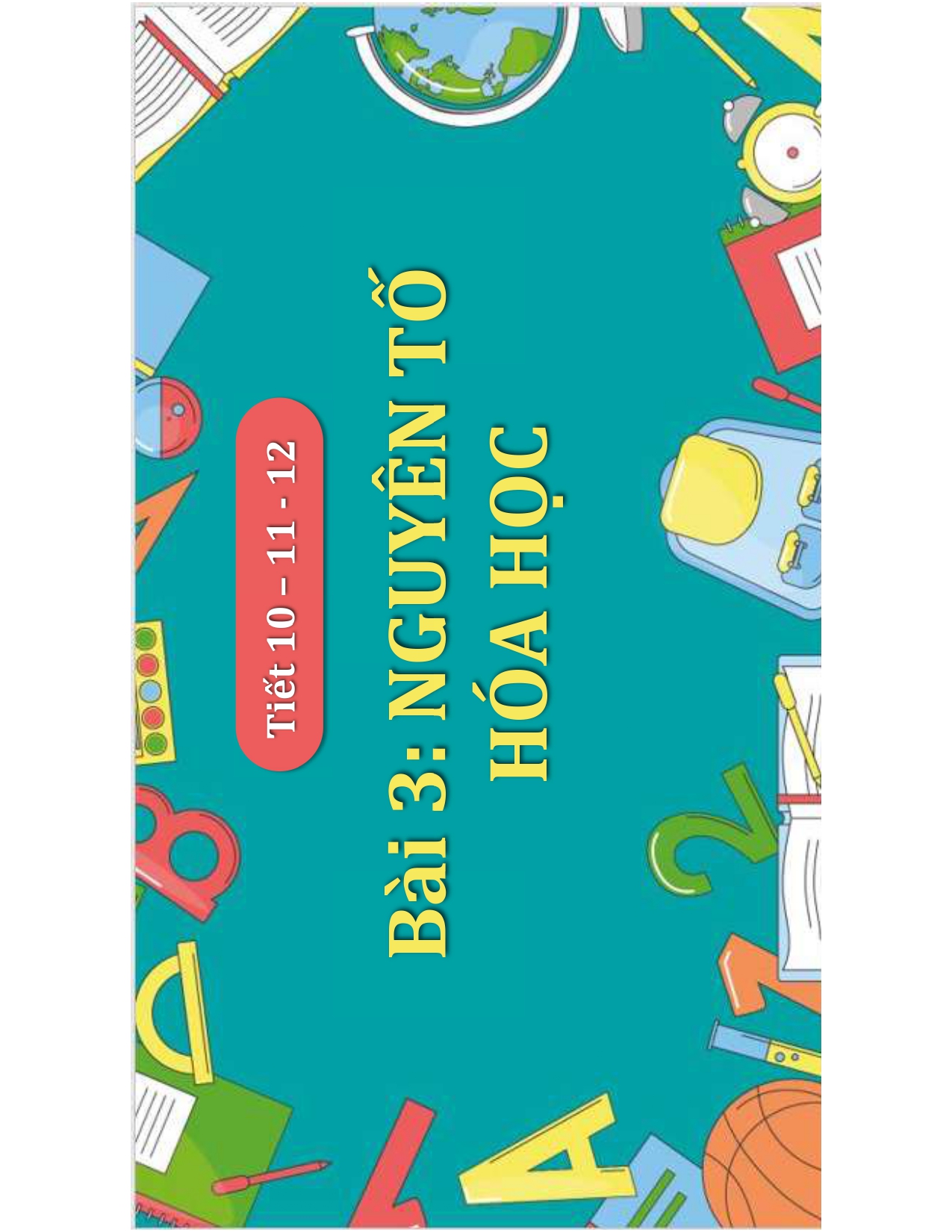 BÀI 3 NGUYÊN TỐ HOÁ HỌC